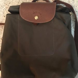 Long champ backpack.